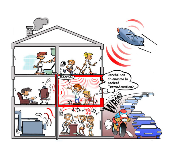 Vuoi sapere se la tua casa nuova possiede l'isolamento acustico prescritto dalla legge? Contatta la società TermoAcustica